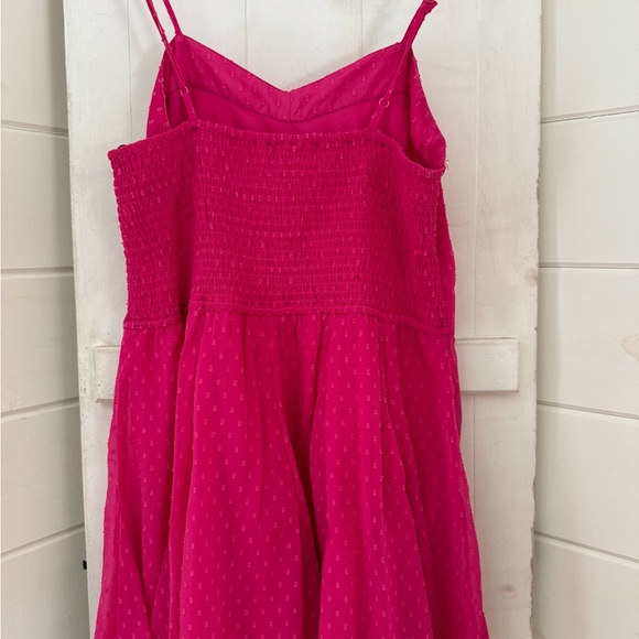 Vibrant Pink Sleeveless Dress - Picture 2 of 3